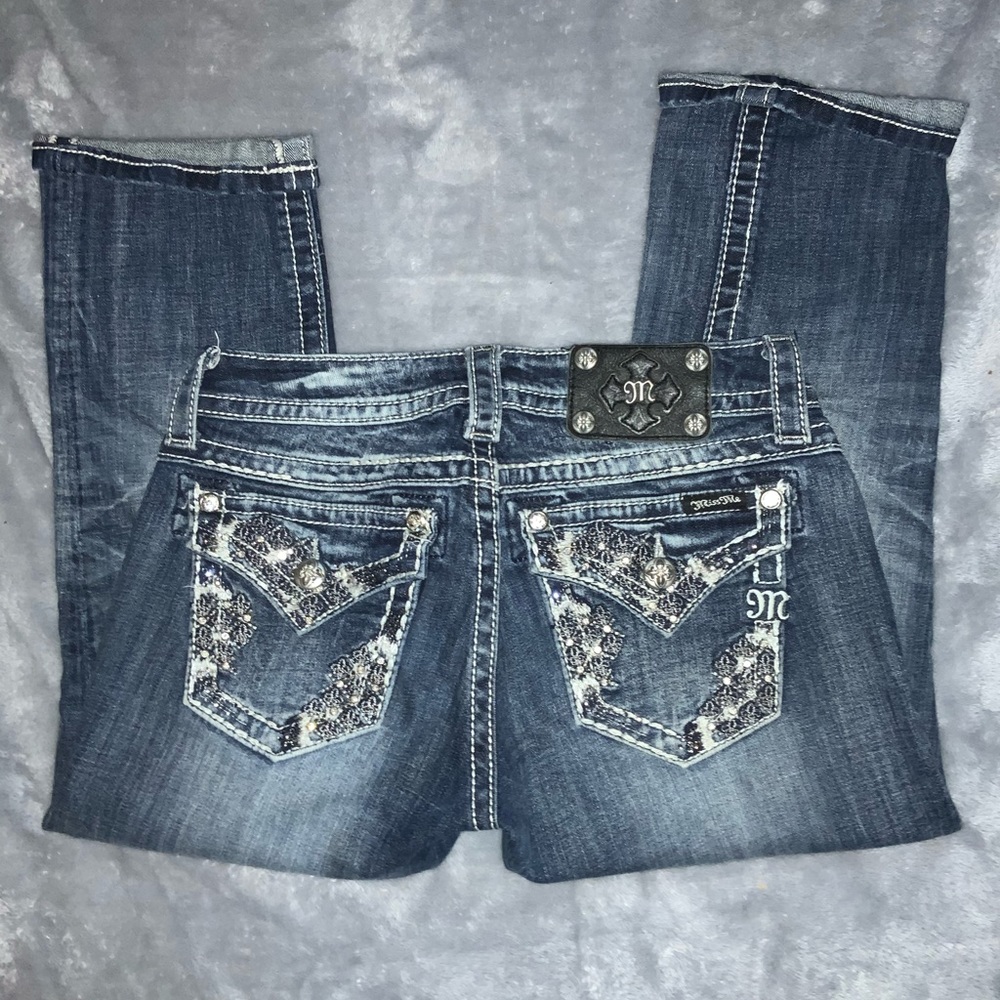 MISS ME CUFFED CAPRI JEANS